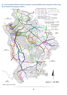 15. Czę Dla Pow Ęść Grafic Wiatu Otw Czna Planu Wockiego U Zrówno Do 2025 R Ważonego R. O Rozwoju Publicznego Transportu Z