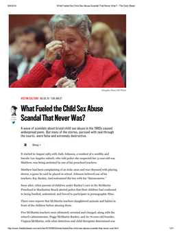 What Fueled the Child Sex Abuse Scandal That Never Was? ­ the Daily Beast