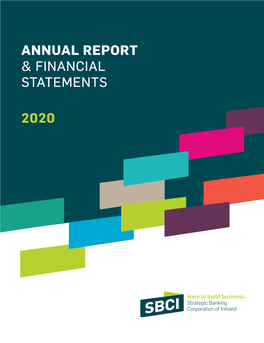 SBCI Annual Report and Financial Statements 2020