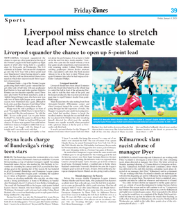 Liverpool Miss Chance to Stretch Lead After Newcastle Stalemate