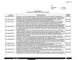 DHS Privacy Office FOIA