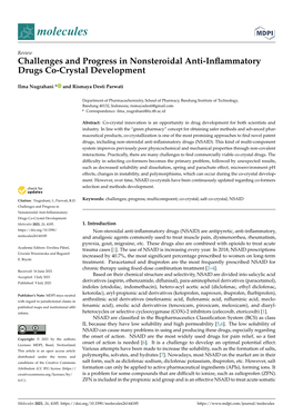 Challenges and Progress in Nonsteroidal Anti-Inflammatory