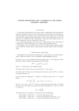 Numerics in the Prime Geodesic Theorem”