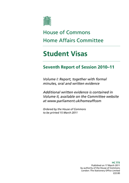 Student Visas