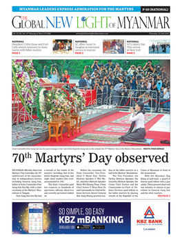 70Th Martyrs' Day Observed