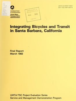 Integrating Bicycles and Transit in Santa Barbara, California