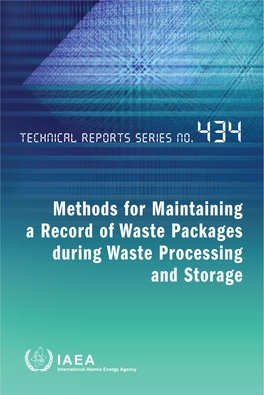 Methods for Maintaining a Record of Waste Packages During Waste