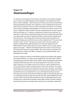 Chapter 50 – Aluminumfinger