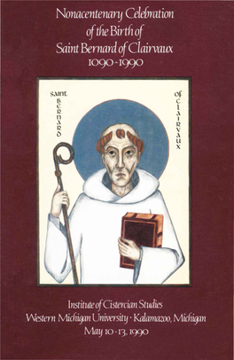 Nonacentenary Celebration of the Birth of Saint Bernard of Clairvaux