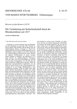 Historischer Atlas 4, 18-19 Von Baden-Württemberg