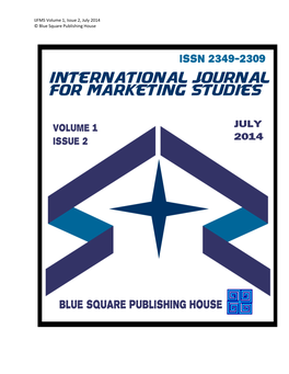 IJFMS Volume 1, Issue 2, July 2014 © Blue Square Publishing House