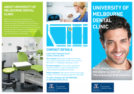 University of Melbourne Dental Clinic