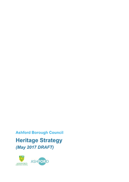Heritage Strategy (May 2017 DRAFT)