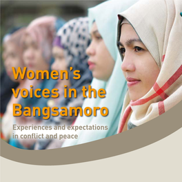 Women's Voices in the Bangsamoro