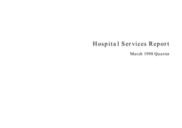 Hospital Services Report