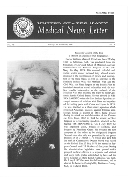 Vol. 49 No. 3 Surgeons General of the Past