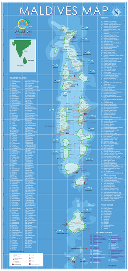 Maldives Map with Sunny Side Logo August 2013