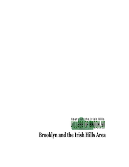 Brooklyn and the Irish Hills Area Village of Brooklyn Comprehensive Plan Page 2-2