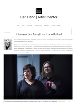 Artist Mentor