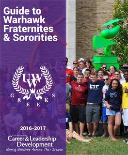 Guide to Warhawk Fraternites & Sororities