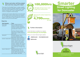 Smarter Street Lighting for Doncaster