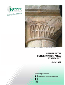 NETHERAVON CONSERVATION AREA STATEMENT July 2002