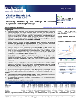 Chalice-Brands-Ltd--Initial-Equity-Research-Report