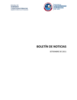 Boletín De Noticias