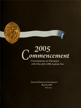Commencement 2001-2005