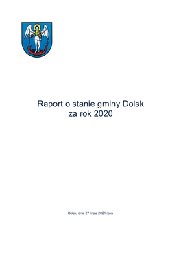Raport O Stanie Gminy Dolsk Za Rok 2020 (PDF)