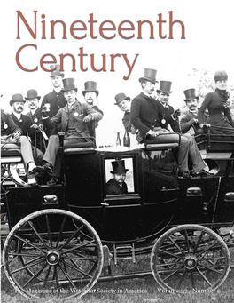Volume 37 Number 2 the Magazine of the Victorian Society in America