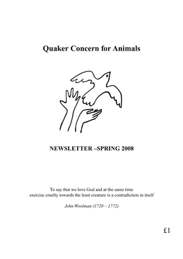 Quaker Concern for Animals