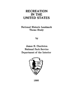 Recreation in the United States National