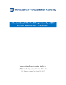 Subsidiary Report 2014 Dec 20 2013