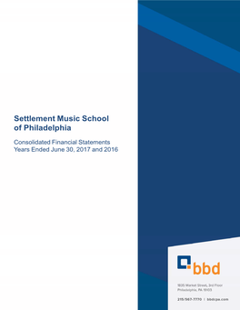 Settlement Music School of Philadelphia