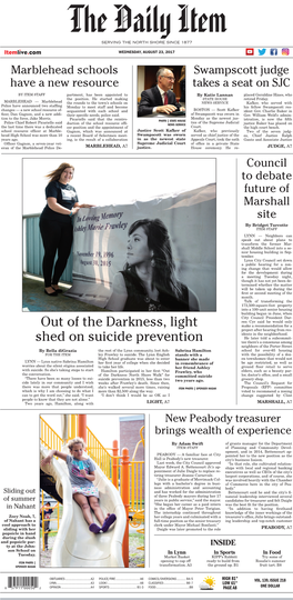 Out of the Darkness, Light Shed on Suicide Prevention