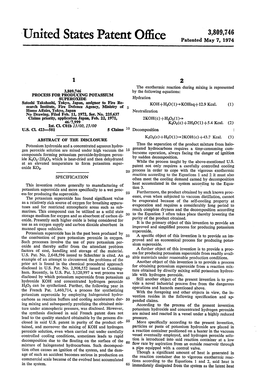 United States Patent Office Patented May 7, 1974