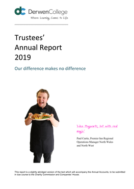 Trustees’ Annual Report 2019