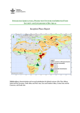 Dryland Systems Inception Phase Report