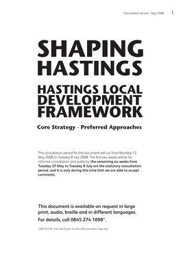 The Hastings Local Development Framework