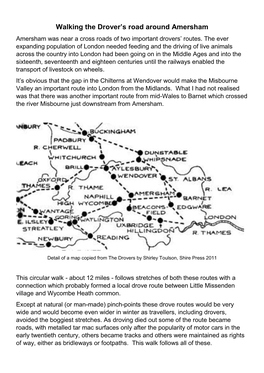 Walking the Drover's Road Around Amersham