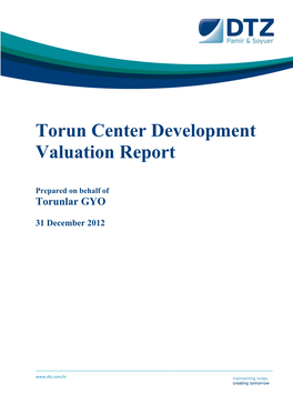 Torun Center Development Valuation Report
