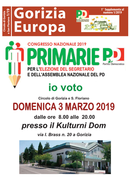 Supplemento Primarie PD 2019