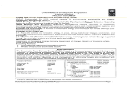 Sustainable Rural Biomass Energy Project Document.Pdf