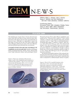 Spring 2000 Gems & Gemology Gem News