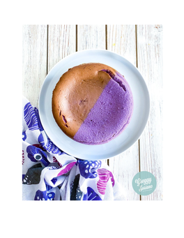 Ube Basque Cheesecake by Greggy Soriano ​ Yield: 9