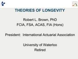 Theories of Longevity