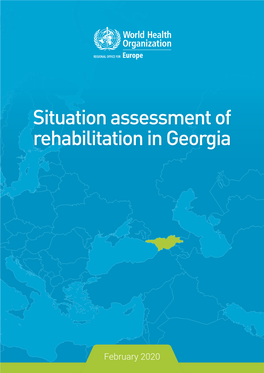 Situation Assessment of Rehabilitation in Georgia