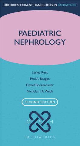 Paediatric Nephrology