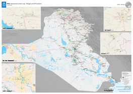 IRAQ: Operational Context Map - Refugee and IDP Locations UNHCR - IRAQ IMU - 12 Jul 2016